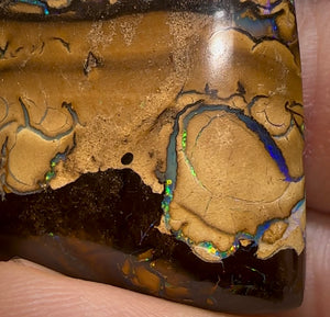 129.9cts - “Story Board”Landscape Pattern Yowah Nut Opal Specimen - Opal Whisperers