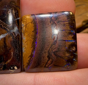 đ 92.4cts - 3x Loose Queensland Boulder Opals. Parcel