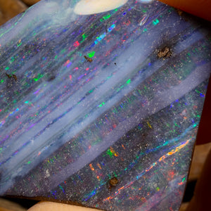 “Set in Stone” - Private Collector Acquisition - “Slip Stream” 98.6cts - Top Australian Boulder Seam Opal