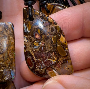 16x Drilled Yowah Boulder Opals. Bulk Wholesale Dealers Package - Opal Whisperers