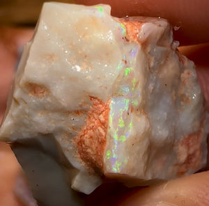93cts - 11x Lightning Ridge Opal Rough Parcel