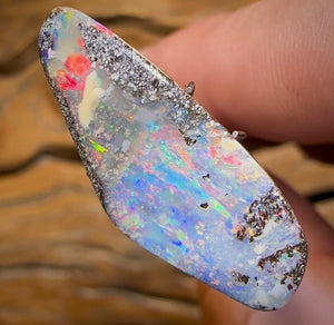 12.4cts - Australian Boulder Seam Opal - Opal Whisperers