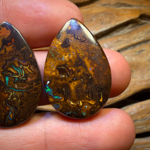 Wildcard! 97.6cts - 3x Australian Tribal Boulder Opal’s. Wholesale Parcel