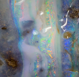 (Template) 210.7cts - Australian Boulder Opal Rub. Natural Split - Opal Whisperers