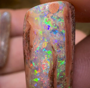 34.6cts - Australian Boulder Pipe Opal Parcel. Heritage Collection Red Fire - Opal Whisperers