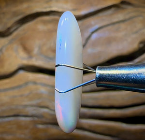 9.7cts - Large South Australian White Opal - Opal Whisperers