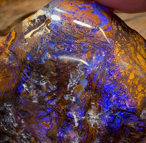 513.3cts - Large Yowah Boulder Opal Rough Preform - Opal Whisperers