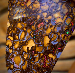 14.3cts - Tan Tribal Australian Boulder Opal from Yowah