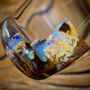 🔨 AUCTION 🔨 10.5cts - Vial of Rare Yowah Wood Fossil Crystal Opal Rough