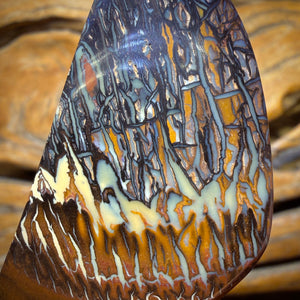 Aren’t you glad you waited wild card! 230.6cts - Top Tribal AO Style Queensland Boulder Opal Matching Pair