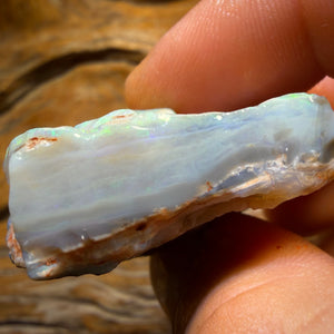 186.1cts - Large Lightning Ridge Dark Opal Rough Piece