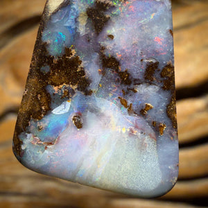 Solid Queensland Boulder Seam Opal Pendant