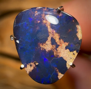 Auction Fall-Through = Your Gain! 🔥 Now More Than 50% Off RRP 🚨 1.65cts - “Deep Blue Dropoff” Solid Australian Boulder Pipe Opal