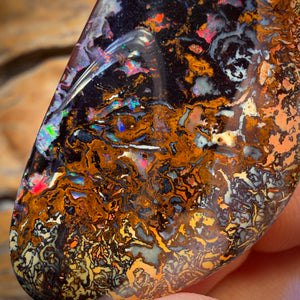 61.8cts - Tribal Queensland Boulder Opal. Multicolours!
