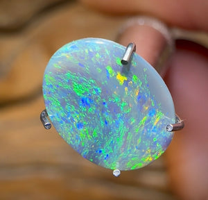 0.9cts - Australian Dark Opal from Lightning Ridge - Opal Whisperers