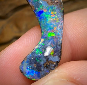 12.6cts - What happened? Australian Boulder Opal. Heritage Collection - Opal Whisperers