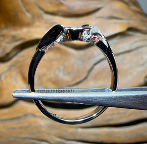 Sterling Silver - Queensland Boulder Opal Doublet Ring - Opal Whisperers