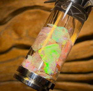 6cts - Top South Australian Opal. Xali’s Time Capsule Pendant