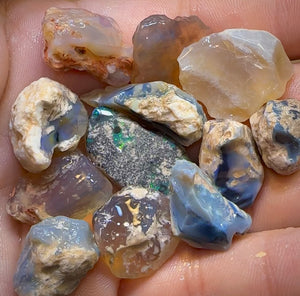 150cts - Lightning Ridge Potch and Colour Parcels. BULK LISTING - Opal Whisperers