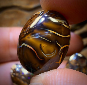 48 hour Vip Crazy Offer 49.3cts - 3x Australian Tribal Boulder Opal’s. Wholesale Dealers Parcel