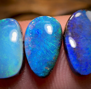 🔒 6.1cts - 3x Quality Australian Boulder Seam Opal Parcel