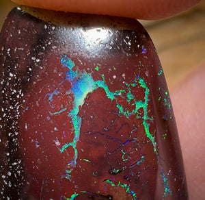 101.3cts - Tribal Pattern Koroit Nut Opal Pair - Opal Whisperers