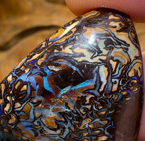 84.3cts - Queensland Boulder Tribal Opal. Double Sided Heavily Discounted - Opal Whisperers