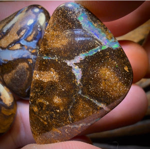 99.7cts - 3x Mixed Australian Boulder Opal’s. Wholesale Dealers Parcel