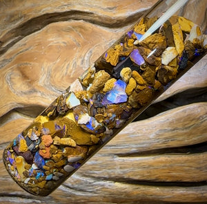 127.8cts - Vial of Australian Boulder Opal Rough