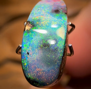 2.3cts - Queensland Boulder Seam Opal from Winton
