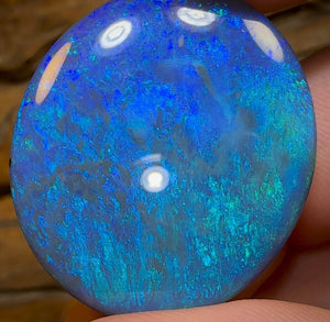 34cts - Large Black Opal from Lightning Ridge. GEM QUALITY - Opal Whisperers