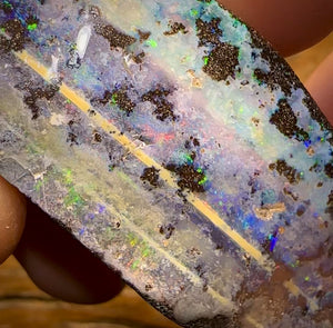 272.1cts - Very Large Queensland Boulder Seam Opal. Amazing Landscape with Multicolours!