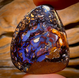69.4cts - Tribal Pair 3 Queensland Boulder Opal from Yowah