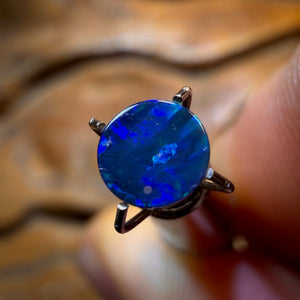 🔨 AUCTION 🔨 No Reserve 0.55cts - Australian Boulder Opal Doublet