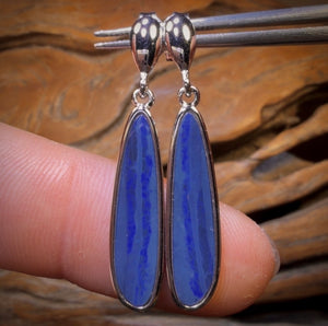 48-Hour VIP Crazy Offer Sterling Silver - Australian Boulder Opal Doublet Drop Stud Earrings