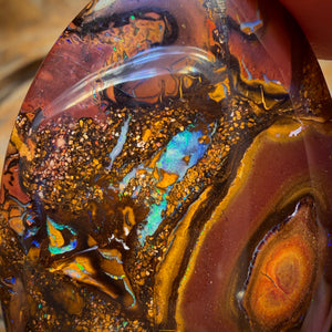 🔨 AUCTION 🔨 72.7cts - Tribal Yowah Nut Opal. Australian Opal