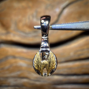 All New Opal Whisperers Branded Clip on Clasp w/ Logo - Silver (925) Gold Plated Wing