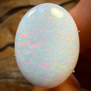 Auction 13.1cts - South Australian White Opal from Coober Pedy