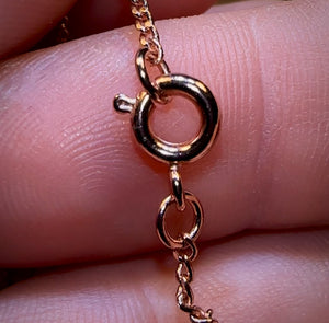 Display Chain w/ Rose Gold Plating