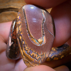 168.4cts - 5x Australian Tribal Boulder Opal’s. Wholesale Dealers Parcel