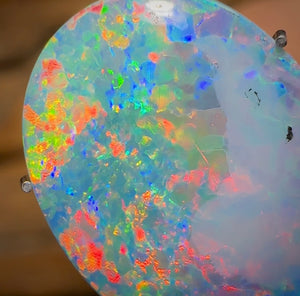 4.9cts - Lightning Ridge Black Opal Doublet. Old School - Opal Whisperers