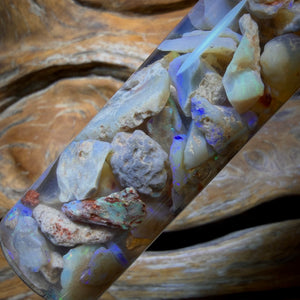 128.1cts - Lightning Ridge Opal Vial