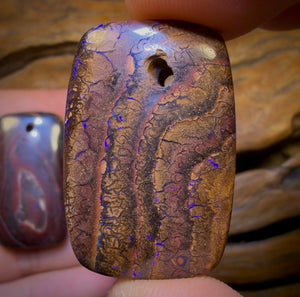 155.7cts - 3x Drilled Queensland Boulder Opals. Wholesale Parcel