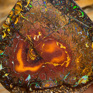 44.8cts - Electric Tribal Queensland Boulder Opal from Yowah