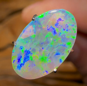 1.5cts - Lightning Ridge Crystal Opal - Opal Whisperers