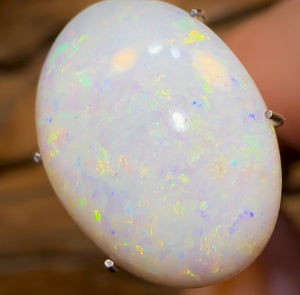 7.5cts - Cooper Pedy White Opal. Australian Opal - Opal Whisperers