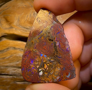 Wildcard Rough! 127.9cts - Tribal Yowah Nut Opal Rough Piece. Australian Opal