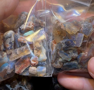 100cts - Lightning Ridge Fossil Rough Opal Specimen Parcels. BULK LISTING BARGAIN $2/Ct - Opal Whisperers