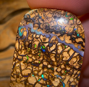 57.1cts - Yowah Nut Tan Tribal Opal. Australian Opal - Opal Whisperers