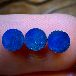 1.24cts - 3x Australian Boulder Opal Doublets WHOLESALE PARCEL
